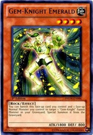 Gem-Knight Emerald [PHSW-EN096] Rare - Trinity Hobby