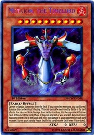 Metaion, the Timelord [PHSW-EN098] Secret Rare - Trinity Hobby