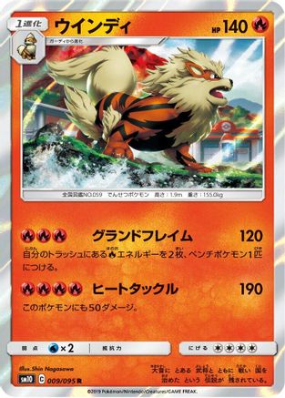 Arcanine (Japanese)  009/095 - [SM10 Double Blaze]
