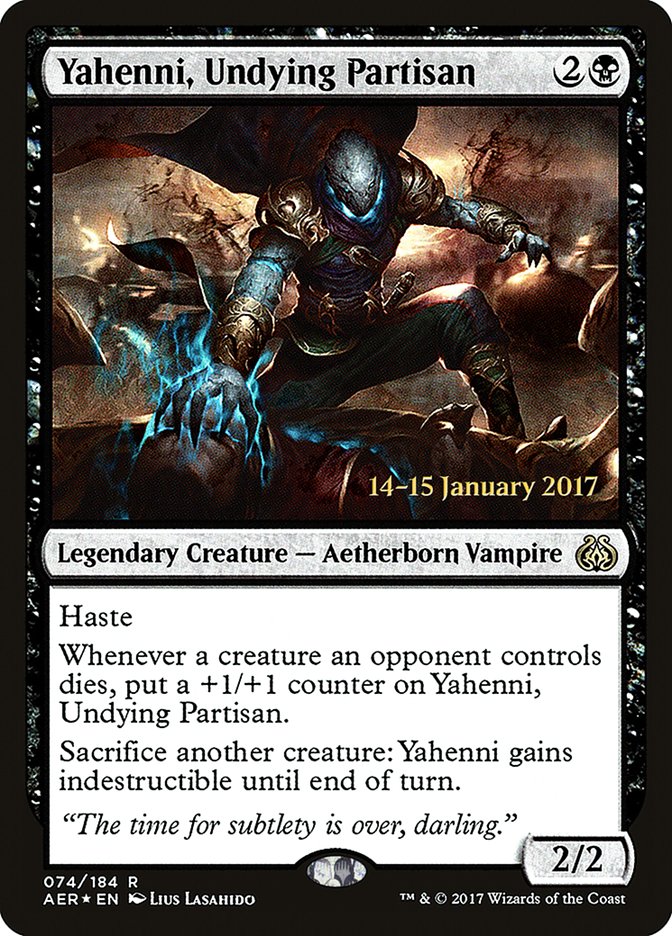 Yahenni, Undying Partisan [Aether Revolt Prerelease Promos] - Trinity Hobby