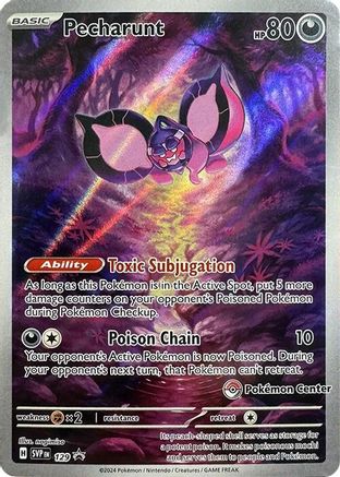 Pecharunt (129) (Pokemon Center Exclusive) [Scarlet & Violet: Black Star Promos] - Trinity Hobby