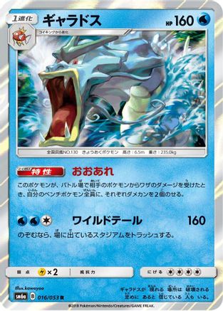 Gyarados (Japanese)  016/053 - [SM6a Dragon Storm]
