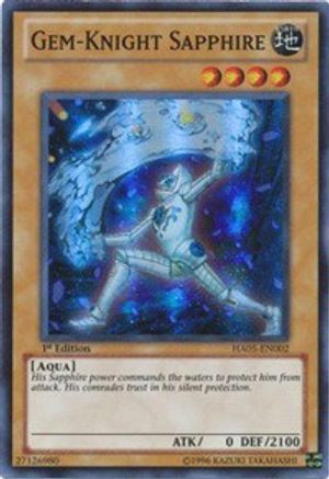 Gem-Knight Sapphire [HA05-EN002] Super Rare - Trinity Hobby