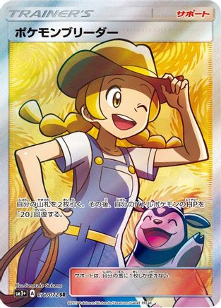 Pokemon Breeder - 077/072 (Japanese)  077/072 - [SM3 Shining Legends]