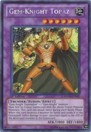 Gem-Knight Topaz [HA05-EN021] Secret Rare - Trinity Hobby