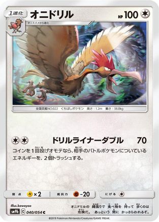 Fearow (Japanese)  040/054 - [SM9b Full Metal Wall]