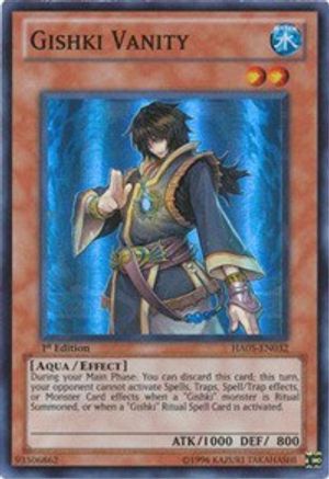 Gishki Vanity [HA05-EN032] Super Rare - Trinity Hobby