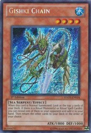 Gishki Chain [HA05-EN034] Secret Rare - Trinity Hobby