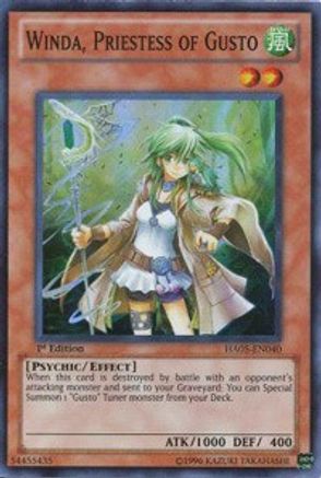 Winda, Priestess of Gusto [HA05-EN040] Super Rare - Trinity Hobby