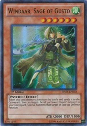 Windaar, Sage of Gusto [HA05-EN042] Super Rare - Trinity Hobby