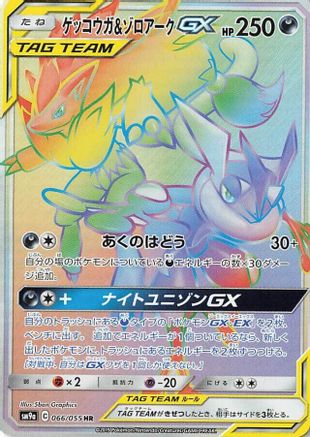 Greninja & Zoroark GX - 066/055 (Japanese)  066/055 - [SM9a Night Unison]