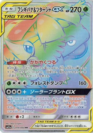 Venusaur & Snivy GX - 074/064 (Japanese)  074/064 - [SM11a Remix Bout] - Trinity Hobby