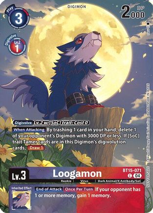 Loogamon [BT15-071] (Legend Pack 2024) [Blast Ace] - Trinity Hobby