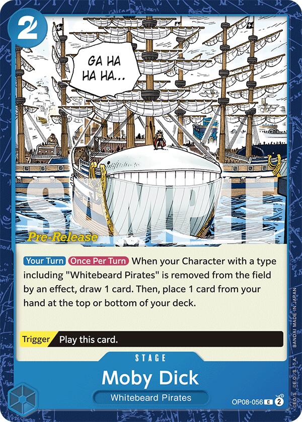 Moby Dick (OP08-056) - [Two Legends Pre-Release Cards] - Trinity Hobby