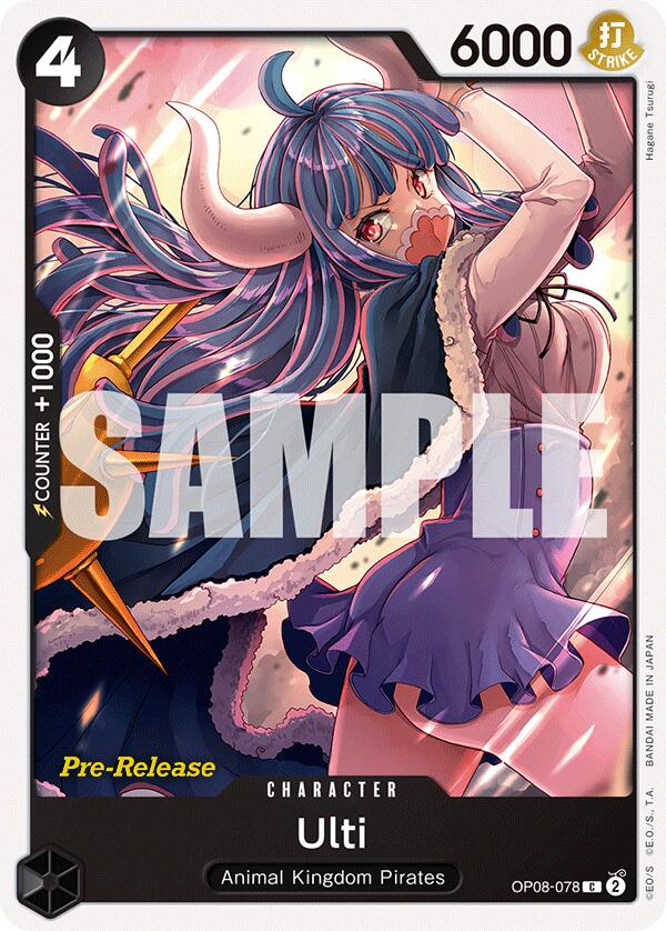 Ulti (OP08-078) - [Two Legends Pre-Release Cards] - Trinity Hobby