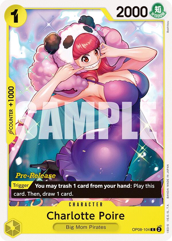 Charlotte Poire (OP08-104) - [Two Legends Pre-Release Cards] - Trinity Hobby