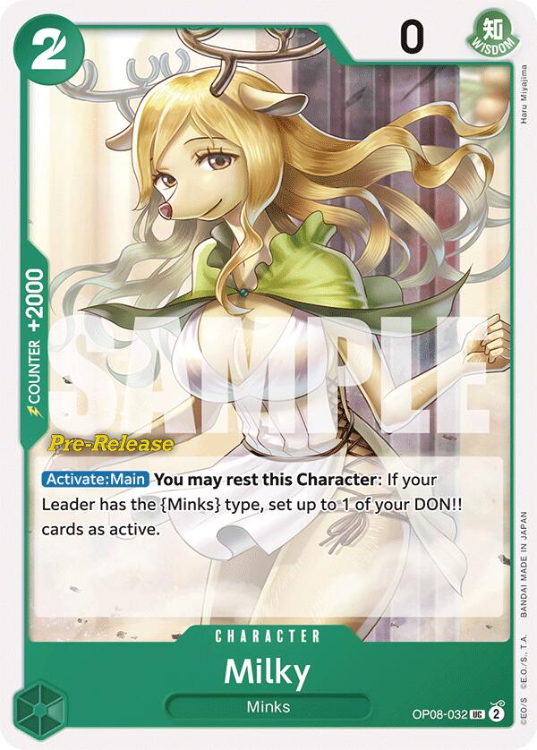Milky (OP08-032) - [Two Legends Pre-Release Cards] - Trinity Hobby