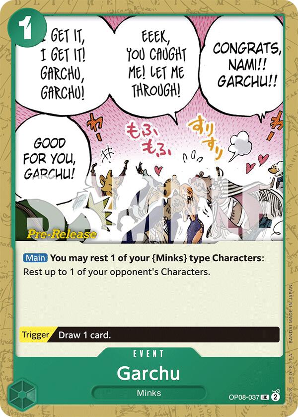 Garchu (OP08-037) - [Two Legends Pre-Release Cards] - Trinity Hobby