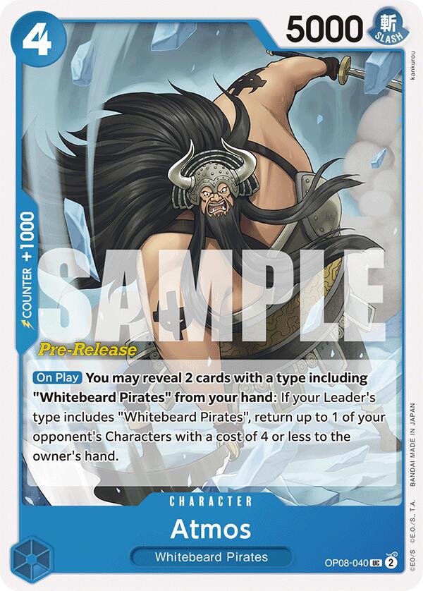 Atmos (OP08-040) - [Two Legends Pre-Release Cards] - Trinity Hobby