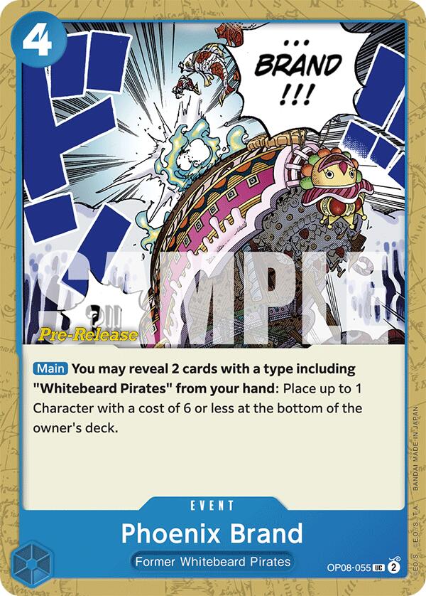 Phoenix Brand (OP08-055) - [Two Legends Pre-Release Cards] - Trinity Hobby