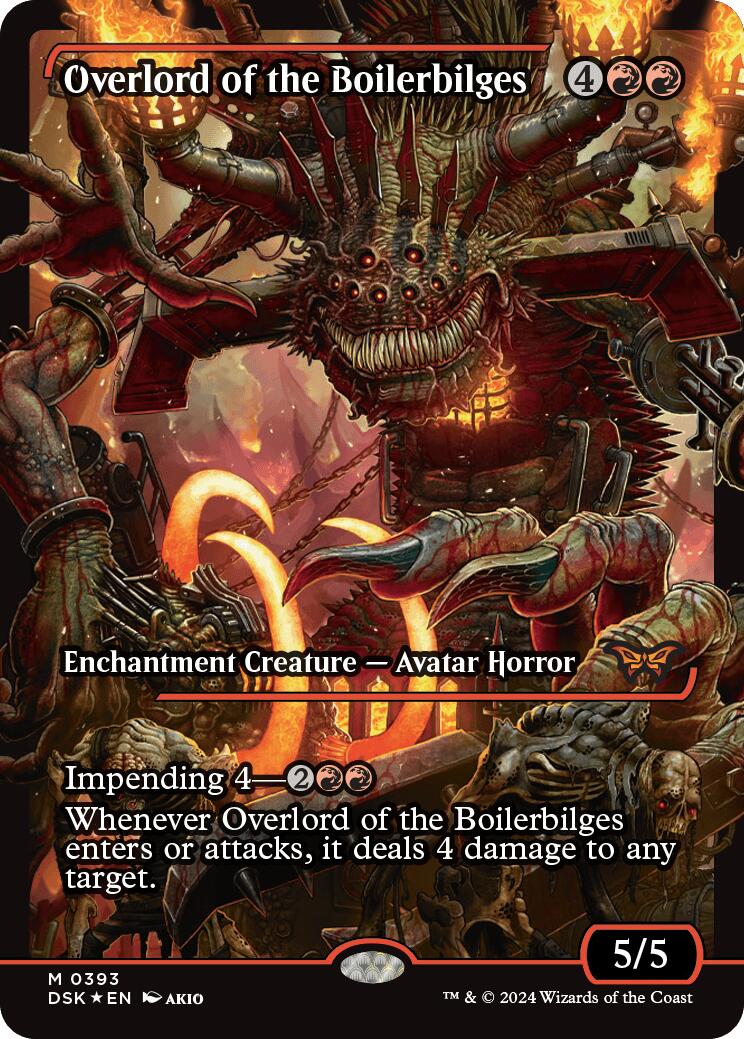 Overlord of the Boilerbilges (Japan Showcase) [Duskmourn: House of Horror] - Trinity Hobby