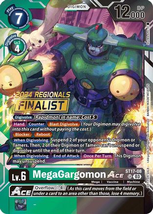 MegaGargomon ACE [ST17-08] (2024 Regionals Finalist) [Starter Deck: Double Typhoon Advanced Deck Set] - Trinity Hobby