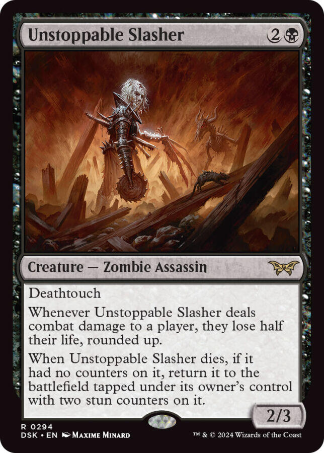 Unstoppable Slasher (0294) [Duskmourn: House of Horror] - Trinity Hobby