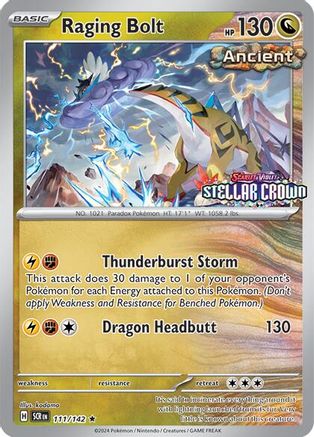 Raging Bolt (Cosmo Holo) (Best Buy) - (111) [Miscellaneous Cards & Products]