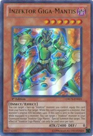 Inzektor Giga-Mantis [ORCS-EN021] Ultra Rare - Trinity Hobby