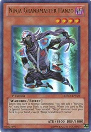Ninja Grandmaster Hanzo [ORCS-EN029] Ultra Rare - Trinity Hobby