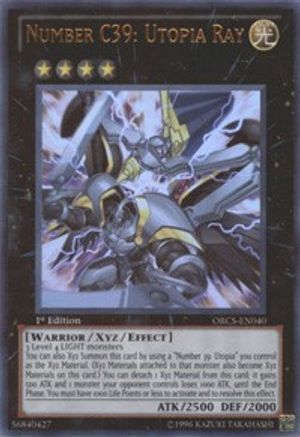 Number C39: Utopia Ray [ORCS-EN040] Ultra Rare - Trinity Hobby