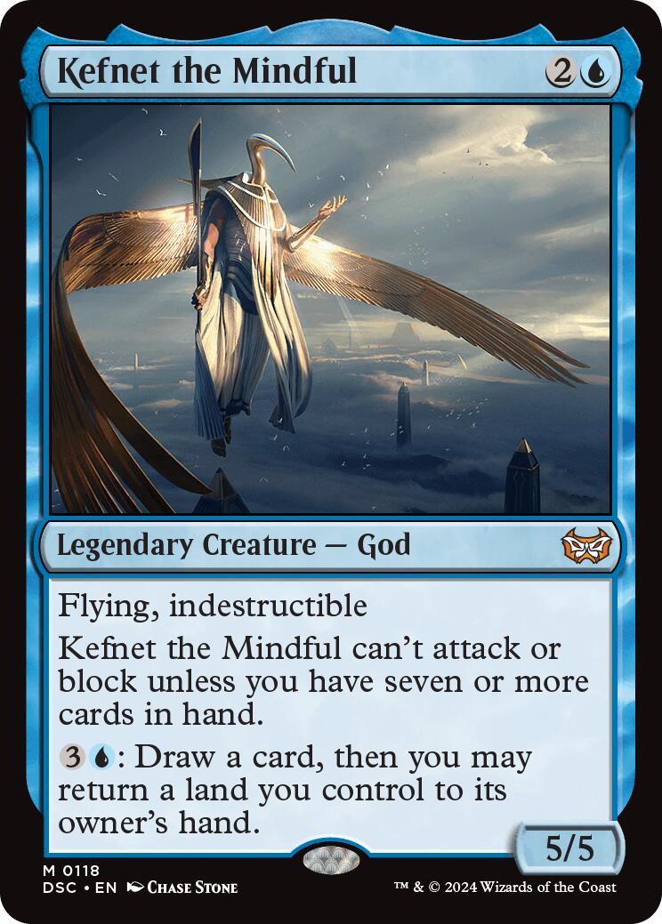 Kefnet the Mindful [Duskmourn: House of Horror Commander] - Trinity Hobby