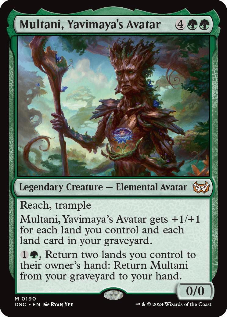 Multani, Yavimaya's Avatar [Duskmourn: House of Horror Commander] - Trinity Hobby