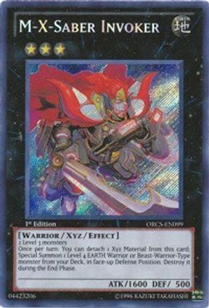 M-X-Saber Invoker [ORCS-EN099] Secret Rare - Trinity Hobby