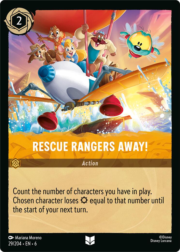 Rescue Rangers Away! (29/204) [Azurite Sea] - Trinity Hobby