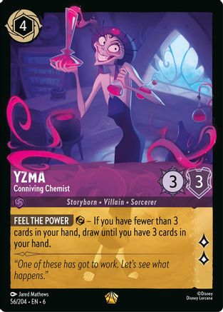 Yzma - Conniving Chemist (56/204) - [Azurite Sea] - Trinity Hobby