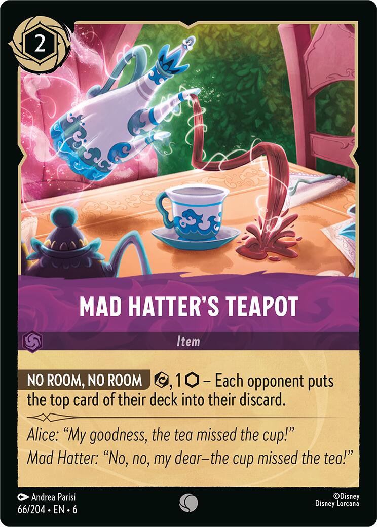 Mad Hatter's Teapot (66/204) [Azurite Sea] - Trinity Hobby