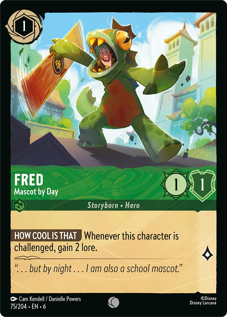Fred - Mascot by Day (75/204) [Azurite Sea] - Trinity Hobby