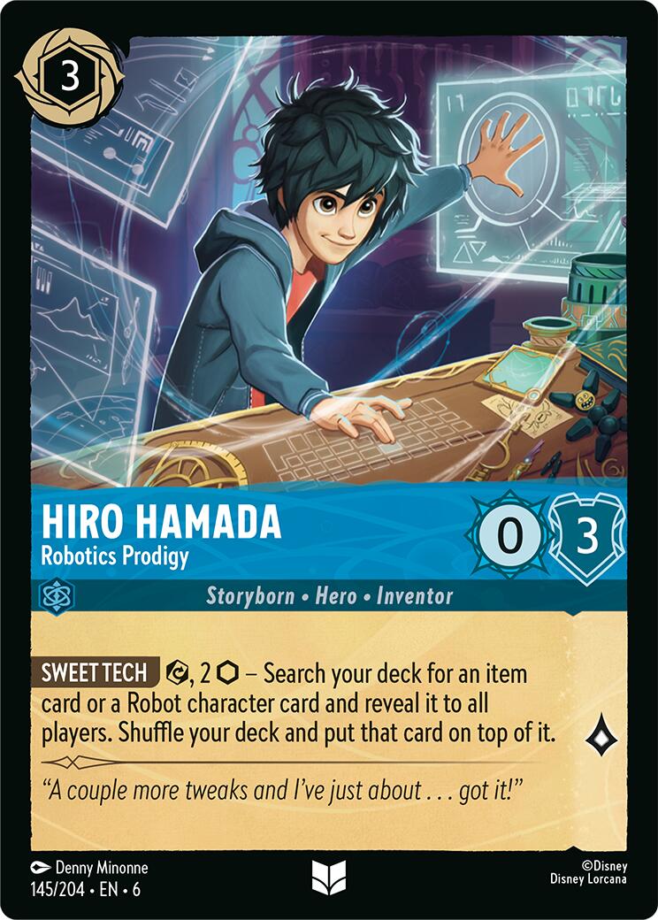 Hiro Hamada - Robotics Prodigy (145/204) [Azurite Sea] - Trinity Hobby