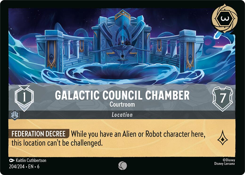 Galactic Council Chamber - Courtroom (204/204) [Azurite Sea] - Trinity Hobby