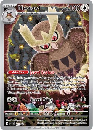 Noctowl (141) (Pokemon Center Exclusive) [Scarlet & Violet: Black Star Promos] - Trinity Hobby