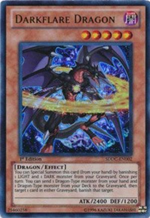 Darkflare Dragon [SDDC-EN002] Ultra Rare - Trinity Hobby