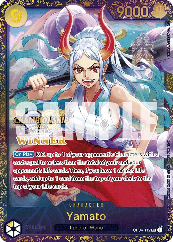 Yamato (Championship 2024 Finals Winner) (OP04-112) - [One Piece Promotion Cards] - Trinity Hobby