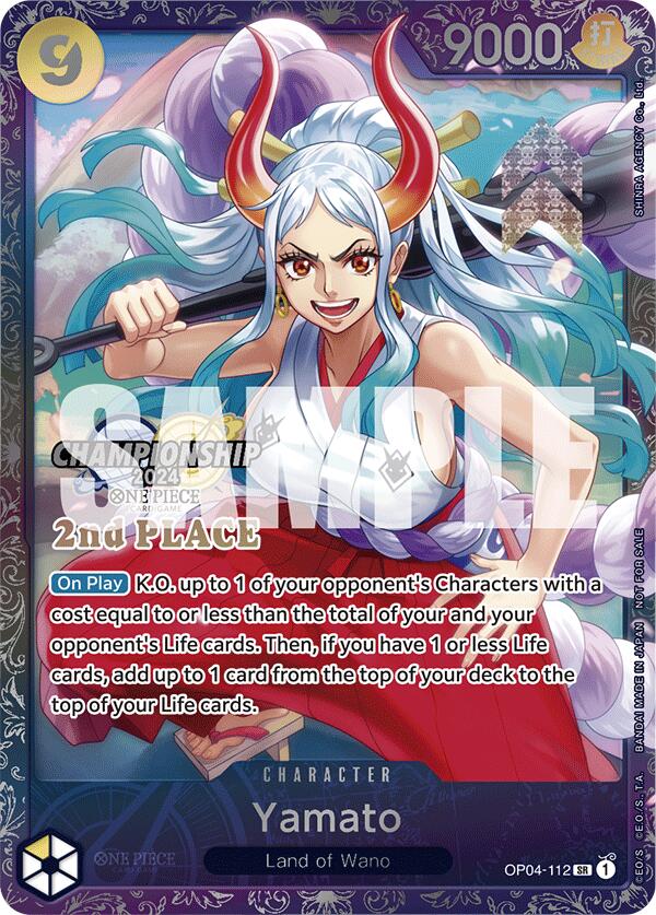 Yamato (Championship 2024 Finals 2nd Place) (OP04-112) - [One Piece Promotion Cards] - Trinity Hobby
