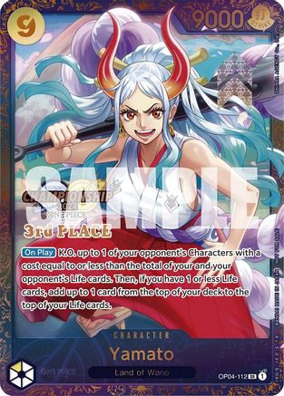 Yamato (Championship 2024 Finals 3rd Place) (OP04-112) - [One Piece Promotion Cards] - Trinity Hobby