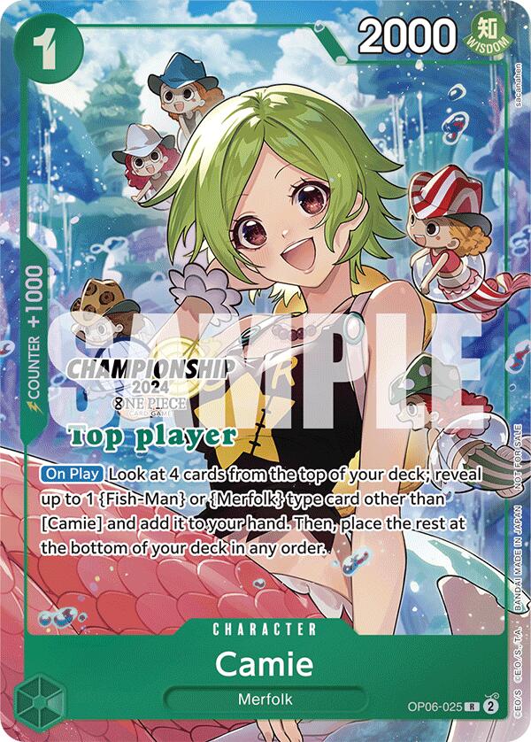 Camie (Championship 2024 Top Player Pack) (OP06-025) - [One Piece Promotion Cards] Foil - Trinity Hobby