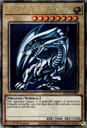Blue-Eyes White Dragon [MP24-EN001] Quarter Century Secret Rare - Trinity Hobby