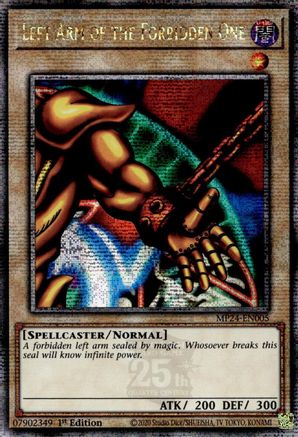 Left Arm of the Forbidden One [MP24-EN005] Quarter Century Secret Rare - Trinity Hobby