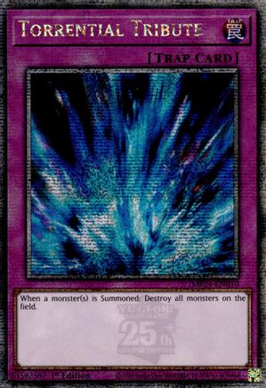 Torrential Tribute [MP24-EN010] Quarter Century Secret Rare - Trinity Hobby