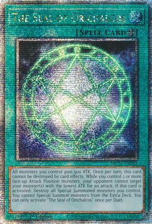 The Seal of Orichalcos [MP24-EN015] Quarter Century Secret Rare - Trinity Hobby